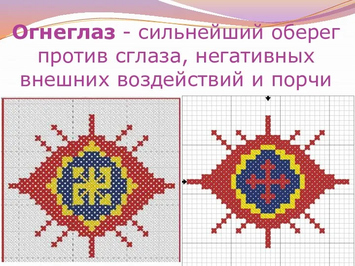 Огнеглаз - сильнейший оберег против сглаза, негативных внешних воздействий и порчи