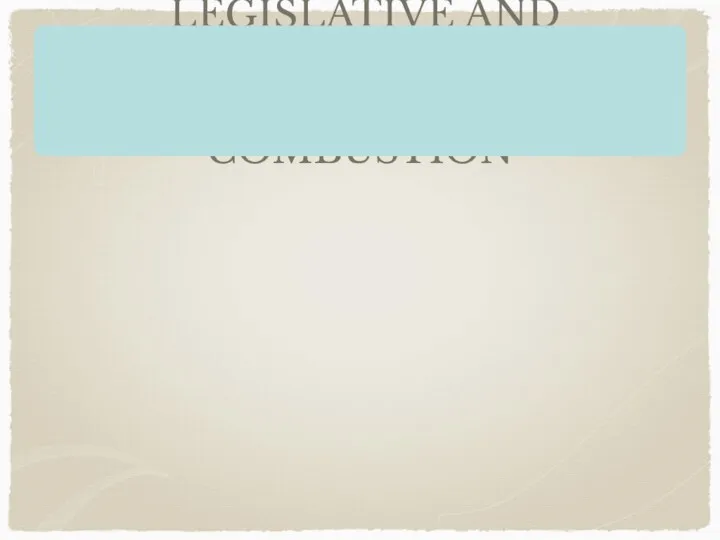 LEGISLATIVE AND REGULATORY PRACTICE FOR COMBATING LIQUID GAS COMBUSTION