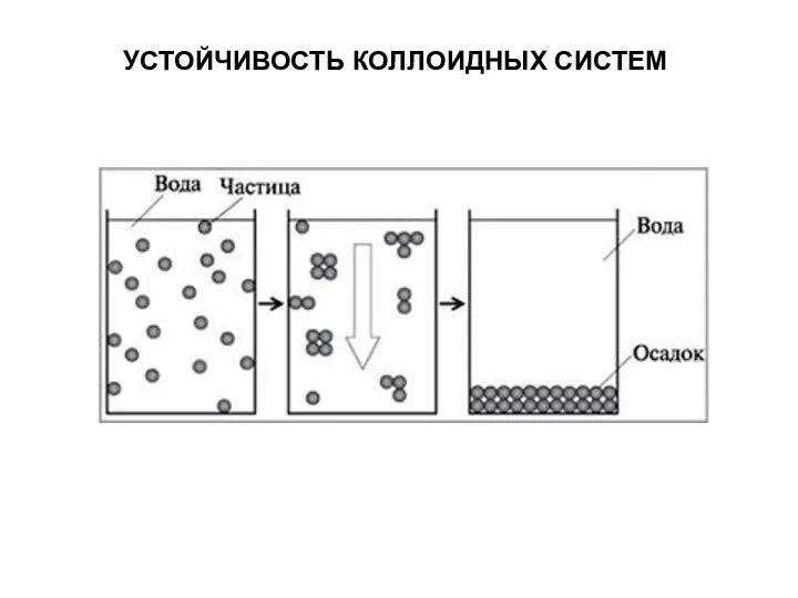 УСТОЙЧИВОСТЬ КОЛЛОИДНЫХ СИСТЕМ