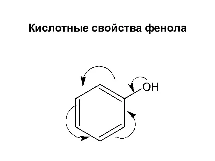 Кислотные свойства фенола