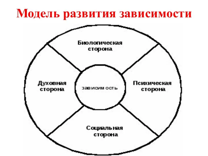 Модель развития зависимости