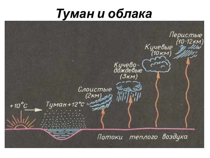 Туман и облака