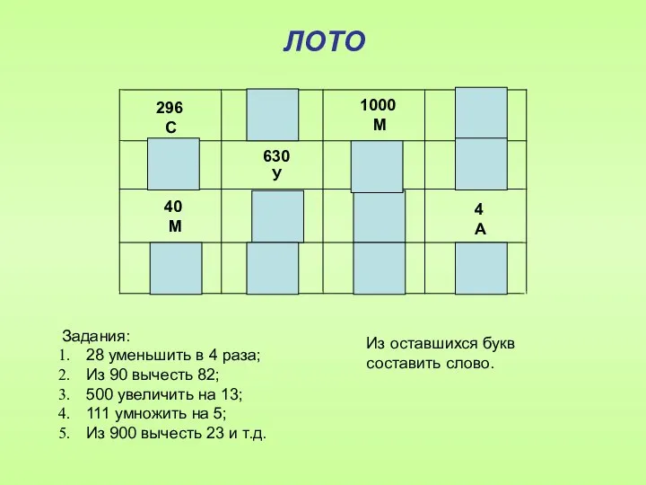 296 С 513 З 1000 М 499 Н 877 П 630