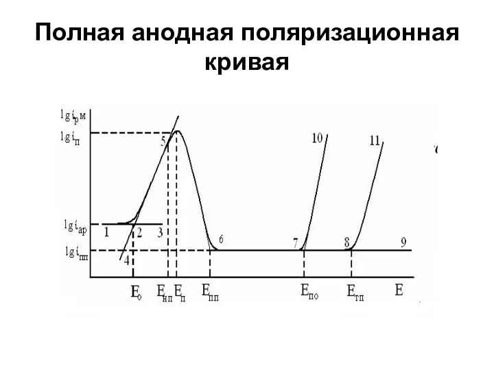 Полная анодная поляризационная кривая