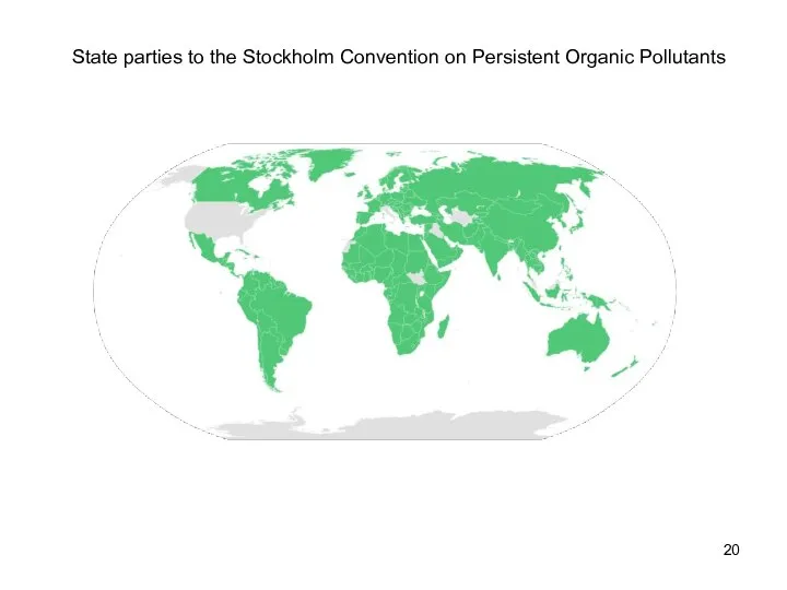 State parties to the Stockholm Convention on Persistent Organic Pollutants