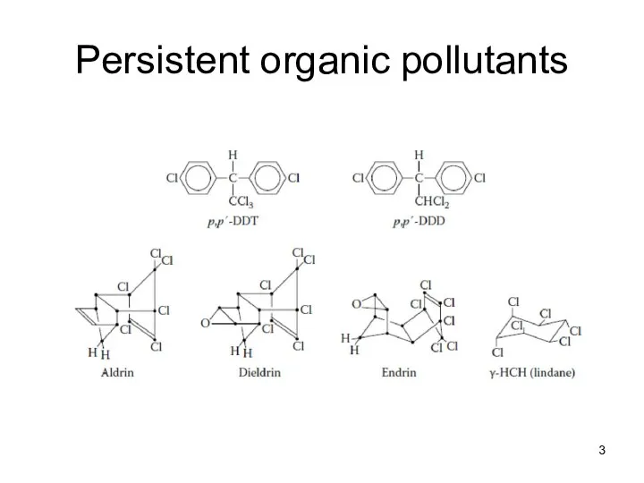 Persistent organic pollutants