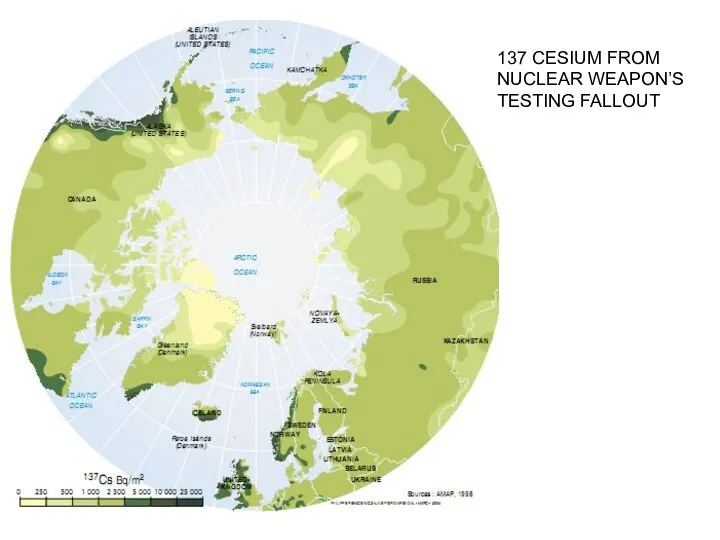 137 CESIUM FROM NUCLEAR WEAPON’S TESTING FALLOUT