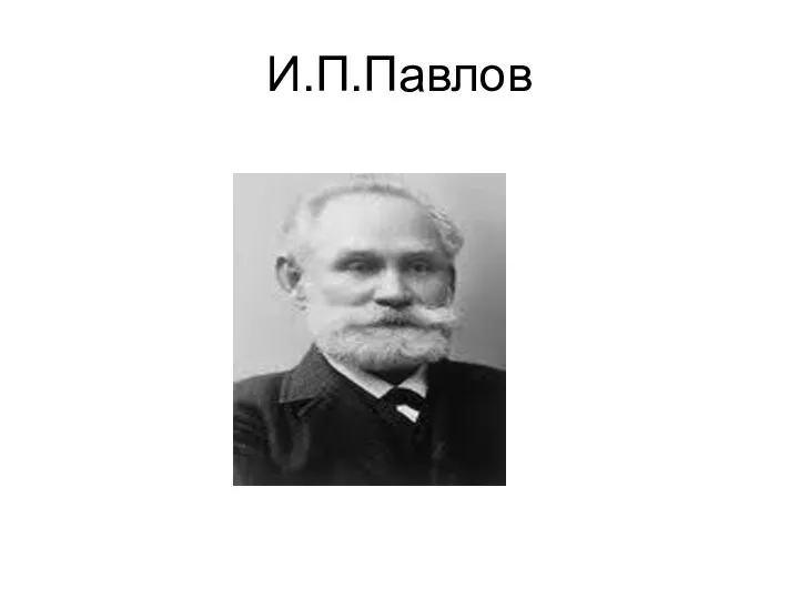 И.П.Павлов