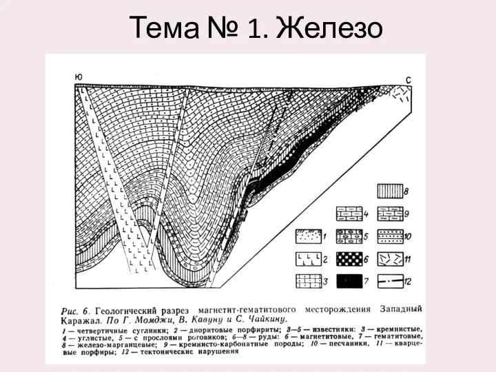 Тема № 1. Железо