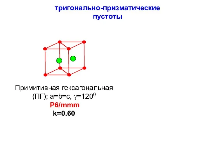 тригонально-призматические пустоты