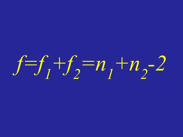 f=f1+f2=n1+n2-2