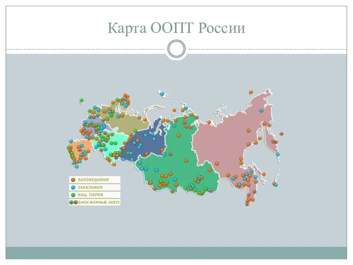 Карта ООПТ России