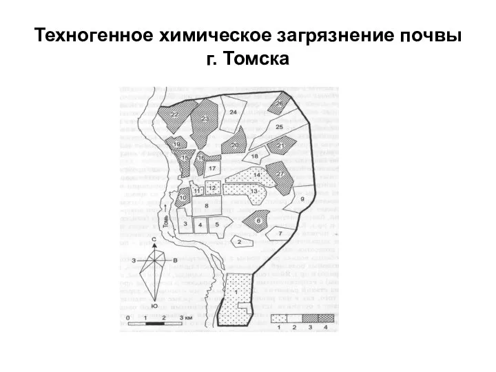 Техногенное химическое загрязнение почвы г. Томска