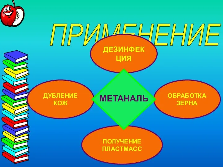 ПРИМЕНЕНИЕ ДЕЗИНФЕКЦИЯ ДУБЛЕНИЕ КОЖ ПОЛУЧЕНИЕ ПЛАСТМАСС ОБРАБОТКА ЗЕРНА МЕТАНАЛЬ