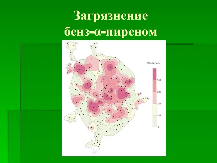 Загрязнение бенз-α-пиреном