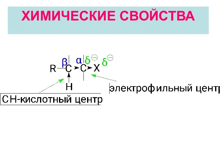 ХИМИЧЕСКИЕ СВОЙСТВА