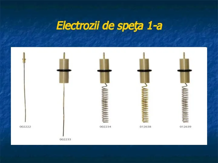 Electrozii de speţa 1-a