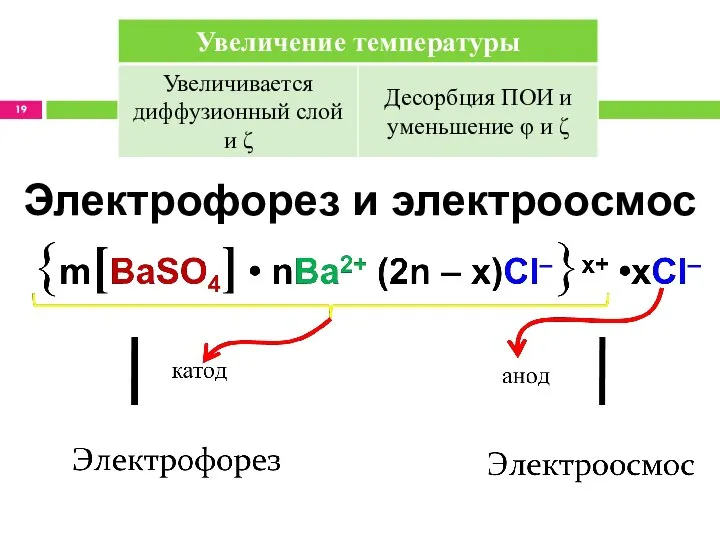 Электрофорез и электроосмос