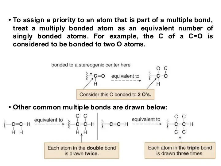 To assign a priority to an atom that is part of