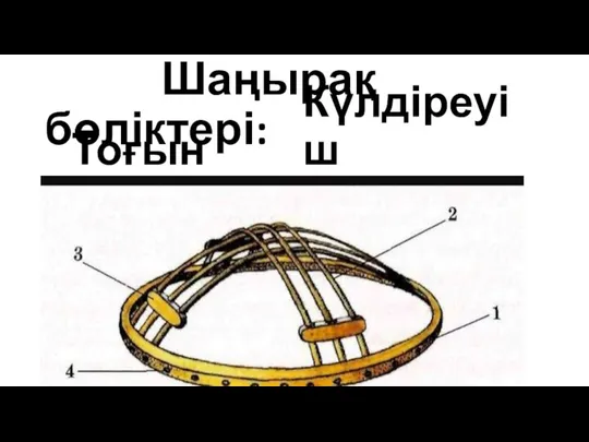 Шаңырақ бөліктері: Тоғын Күлдіреуіш