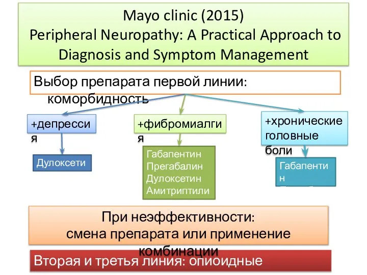 Mayo clinic (2015) Peripheral Neuropathy: A Practical Approach to Diagnosis and