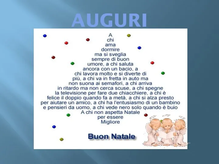 AUGURI