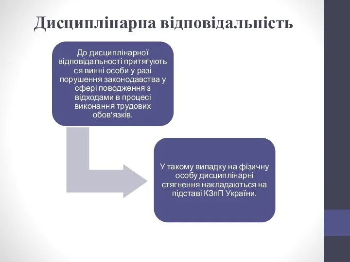 Дисциплінарна відповідальність