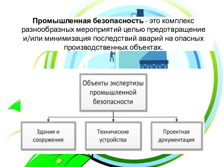 Промышленная безопасность - это комплекс разнообразных мероприятий целью предотвращение и/или минимизация