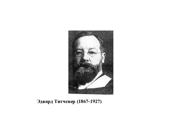 Эдвард Титченер (1867-1927)