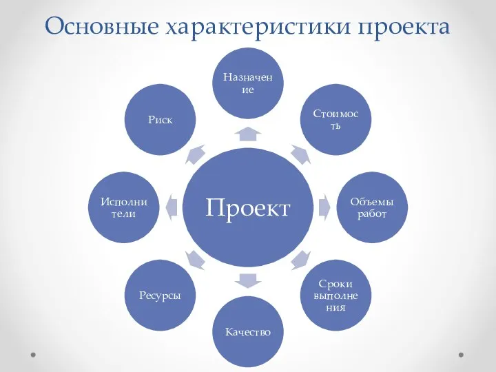 Основные характеристики проекта