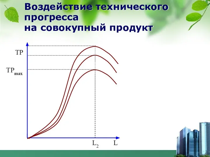 Воздействие технического прогресса на совокупный продукт