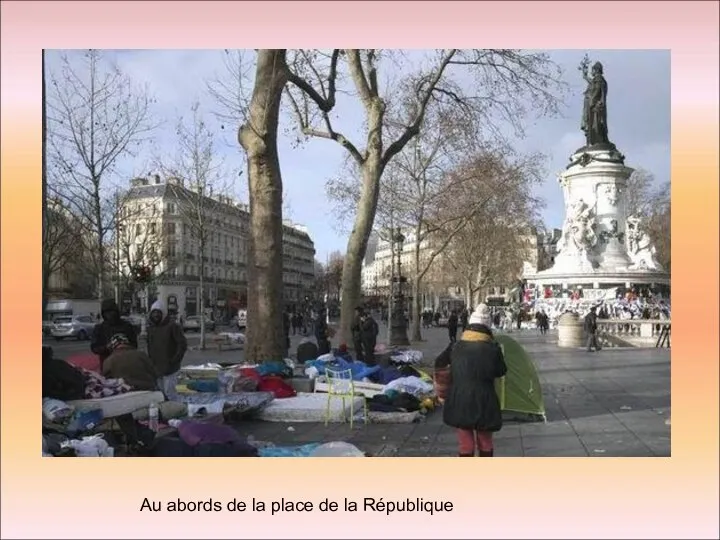 Au abords de la place de la République