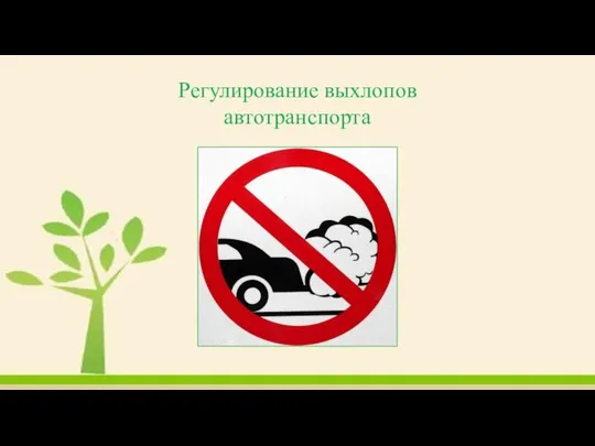 Регулирование выхлопов автотранспорта