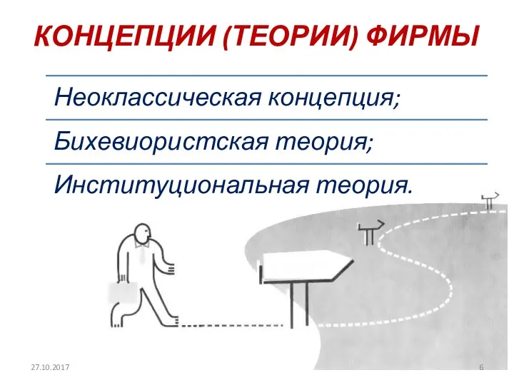 КОНЦЕПЦИИ (ТЕОРИИ) ФИРМЫ 27.10.2017