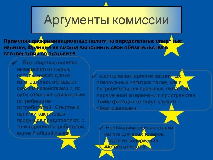 Аргументы комиссии оценка характеристик различных алкогольных напитков также, как и потребительских