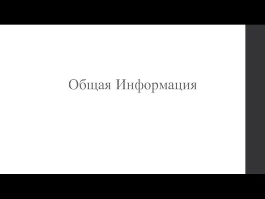 Общая Информация