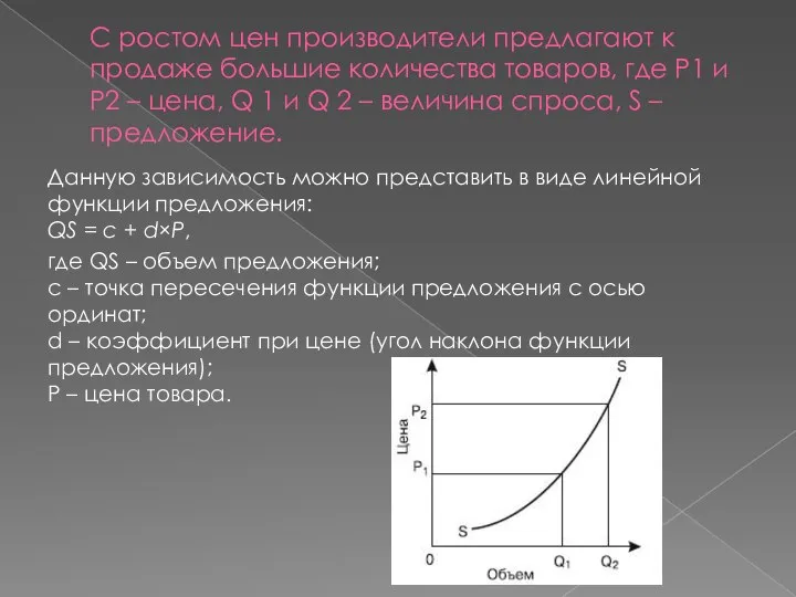 С ростом цен производители предлагают к продаже большие количества товаров, где