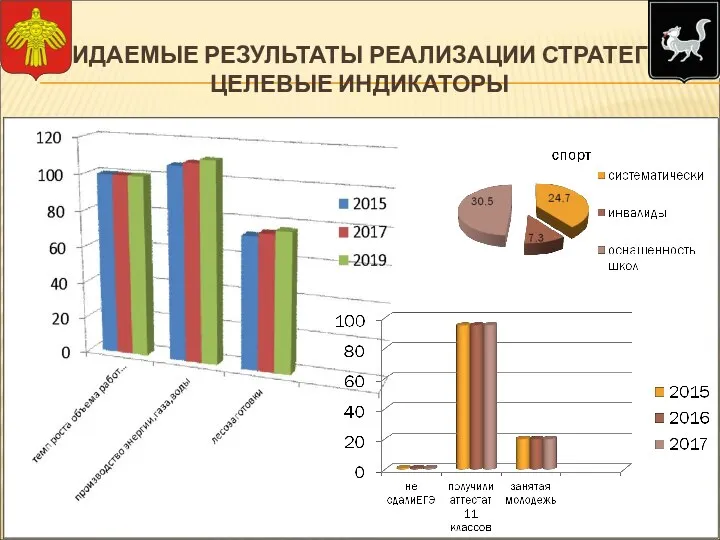 ОЖИДАЕМЫЕ РЕЗУЛЬТАТЫ РЕАЛИЗАЦИИ СТРАТЕГИИ. ЦЕЛЕВЫЕ ИНДИКАТОРЫ