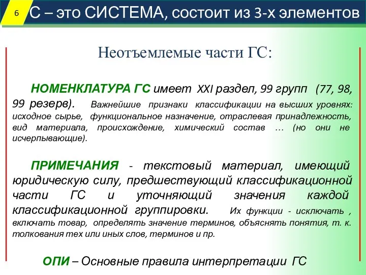 ГС – это СИСТЕМА, состоит из 3-х элементов Неотъемлемые части ГС: