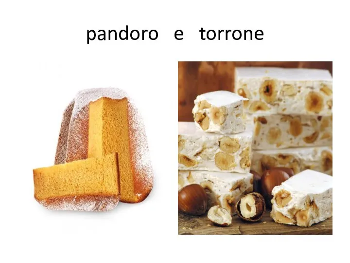 pandoro e torrone