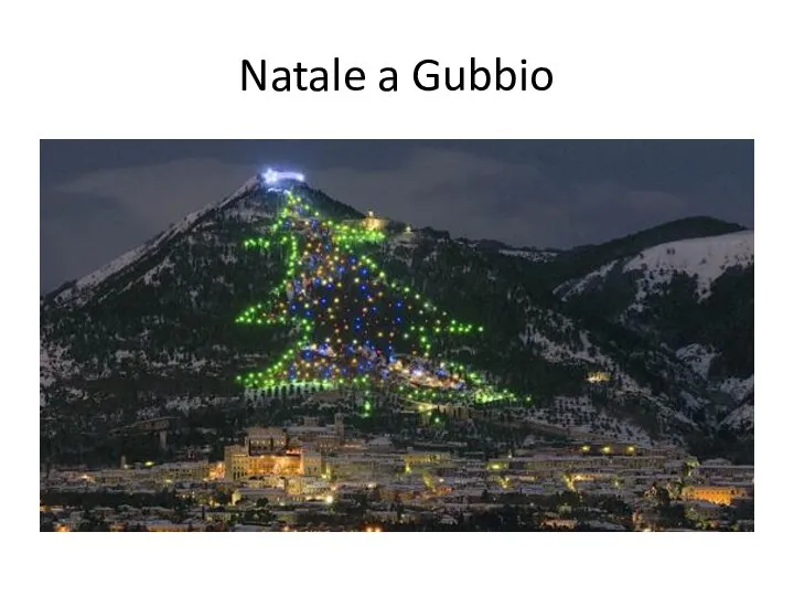 Natale a Gubbio