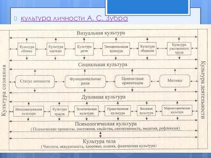 культура личности А. С. Зубра