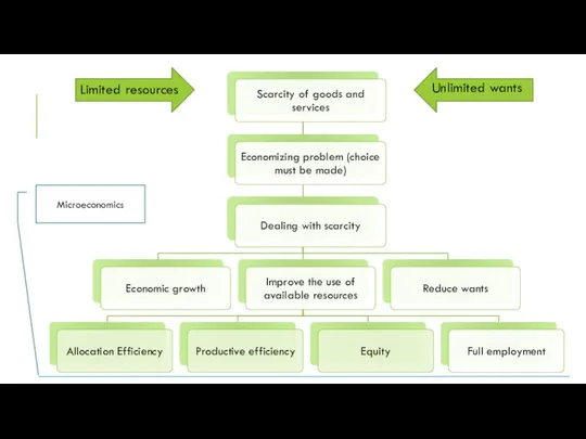 Limited resources Unlimited wants Microeconomics