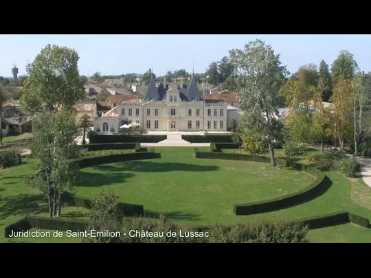 Juridiction de Saint-Émilion - Château de Lussac