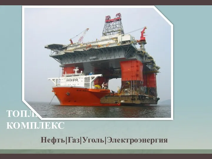 ТОПЛИВНО-ЭНЕРГЕТИЧЕСКИЙ КОМПЛЕКС Нефть|Газ|Уголь|Электроэнергия