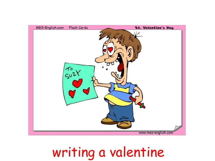 writing a valentine