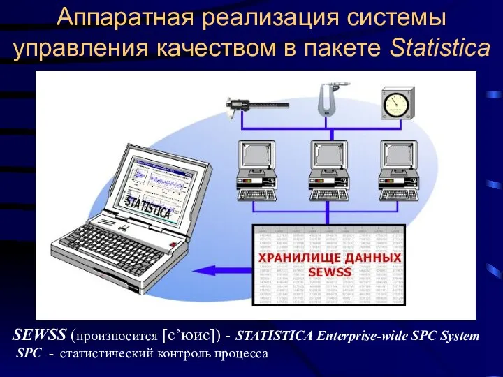 Аппаратная реализация системы управления качеством в пакете Statistica SEWSS (произносится [с’юис])