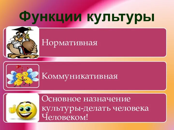 Функции культуры