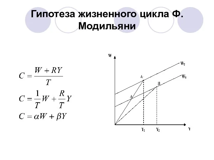 Гипотеза жизненного цикла Ф. Модильяни