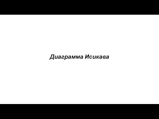 Диаграмма Исикава